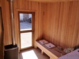 Nowoczesna Sauna Ogrodowa Z Przedsionkiem Mini (31)