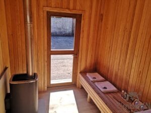 Nowoczesna Sauna Ogrodowa Z Przedsionkiem Mini (40)