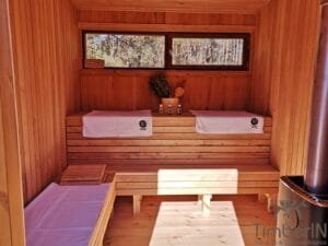 Nowoczesna Sauna Ogrodowa Z Przedsionkiem Mini (43)