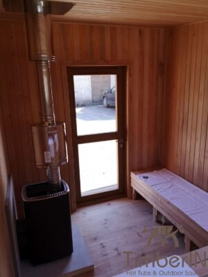 Nowoczesna Sauna Ogrodowa Z Przedsionkiem Mini (5)