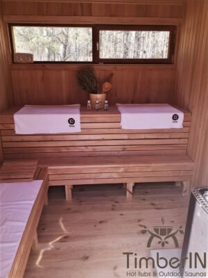 Nowoczesna Sauna Ogrodowa Z Przedsionkiem Mini (8)