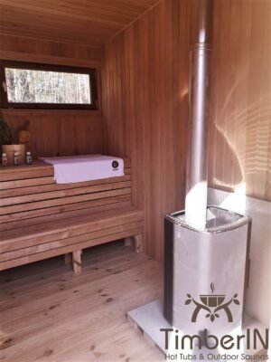 Nowoczesna Sauna Ogrodowa Z Przedsionkiem Mini (9)