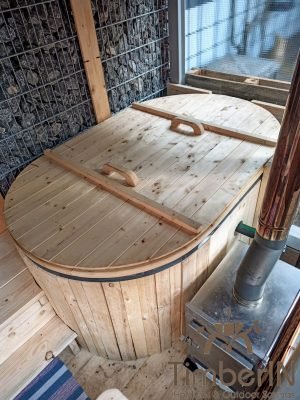 Mini Balia Jacuzzi Ogrodowe 2 Osobowe Włókno Szklane (5)