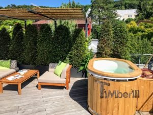 Mini Balia Jacuzzi Ogrodowe 2 Osobowe Włókno Szklane (2)