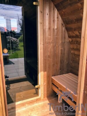 Sauna Ogrodowa Drewniana DIY Elektryczna Opalana Drewnem IGLU (3)