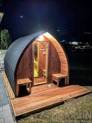 Sauna Zewnętrzna Drewniana – Iglu (1)