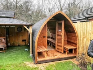 Sauna Zewnętrzna Drewniana – Iglu (5)