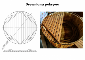 Balie Kąpielowe Ogrodowe Termowood Drewno Termiczne Drewniana Pokrywa