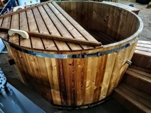 Wooden Hot Tub Thermo Wood Basic Air Bubble And LED (22)
