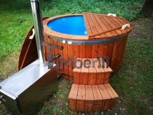 Fiberglass Outdoor Spa With External Burner 13