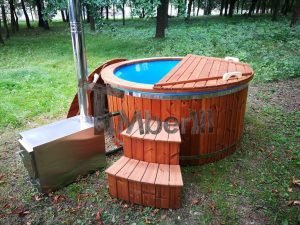 Fiberglass Outdoor Spa With External Burner 29