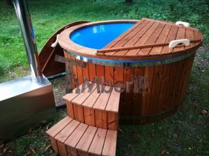 Fiberglass Outdoor Spa With External Burner 3