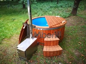 Fiberglass Outdoor Spa With External Burner 7