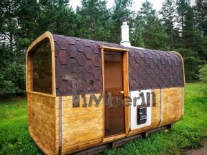 Rectangular Wooden Outdoor Sauna 11