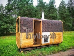 Rectangular Wooden Outdoor Sauna 36