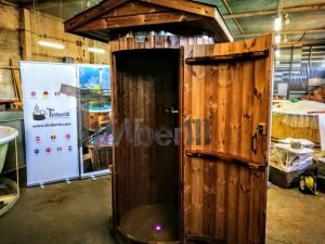 Outdoor Indoor Wooden Shower Thermo Wood With LED (3)