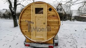 Mobile Outdoor Sauna On Wheels Harvia Wood Burner (12)