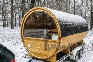 Mobile Outdoor Sauna On Wheels Harvia Wood Burner (29)