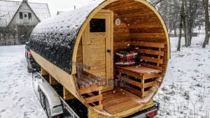 Mobile Outdoor Sauna On Wheels Harvia Wood Burner (30)
