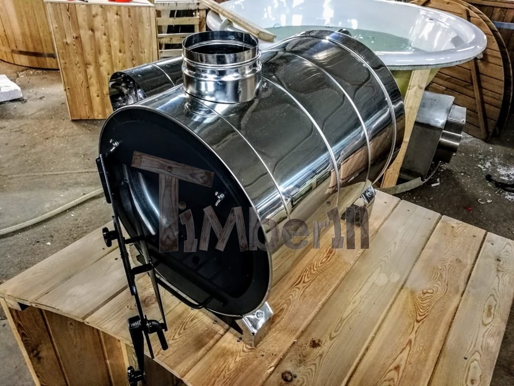 Wood Fired Outside Heater For Hot Tubs Round Model (2)