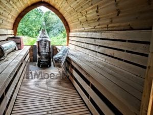 Zewnętrzna Mobilna Sauna Igloo Z Piecem HARVIA Do Wyboru (33)