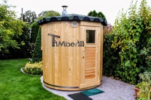 Pionowa Sauna Zewnętrzna Do Ogrodu, W Którym Jest Ograniczona Ilość Miejsca, Piotr, Żagań, Poland (2)