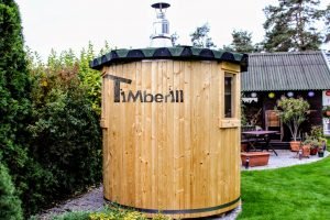 Pionowa Sauna Zewnętrzna Do Ogrodu, W Którym Jest Ograniczona Ilość Miejsca, Piotr, Żagań, Poland (3)