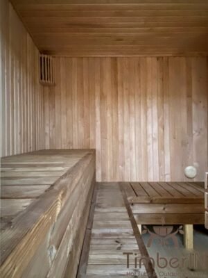 Nowoczesna Sauna Ogrodowa Z Przedsionkiem (12)