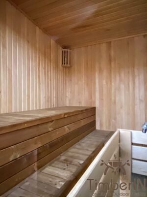 Nowoczesna Sauna Ogrodowa Z Przedsionkiem (13)