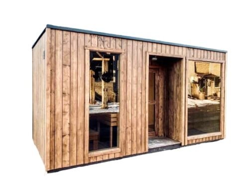 Sauna Ogrodowa Zewnętrzna Nowoczesna (3)