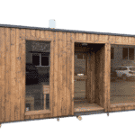 Nowoczesna Sauna Ogrodowa Z Przedsionkiem (1)