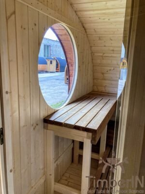 Zewnętrzna Drewniana Sauna W Stylu Ellipse (7)