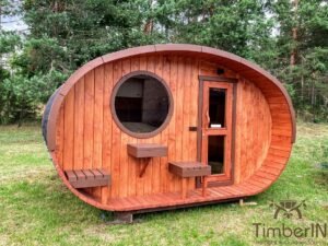 Zewnętrzna Drewniana Sauna W Stylu Ellipse (9)