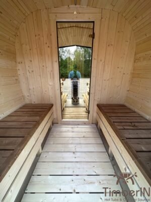 Kwadratowa Sauna Z Ażurowym Dachem (3)
