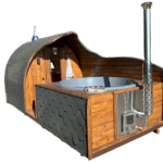 Sauna Igloo 2 W 1 Z Wanną Z Hydromasażem Z Włókna Szklanego (1)