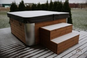 Kwadratowa Akrylowa Duża Wanna Spa Z Hydromasażem (26)