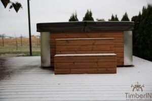 Kwadratowa Akrylowa Duża Wanna Spa Z Hydromasażem (40)