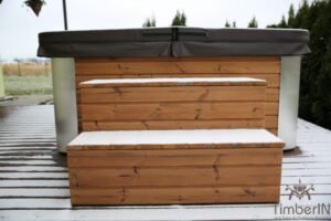Kwadratowa Akrylowa Duża Wanna Spa Z Hydromasażem (49)