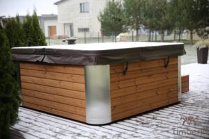 Kwadratowa Akrylowa Duża Wanna Spa Z Hydromasażem (79)